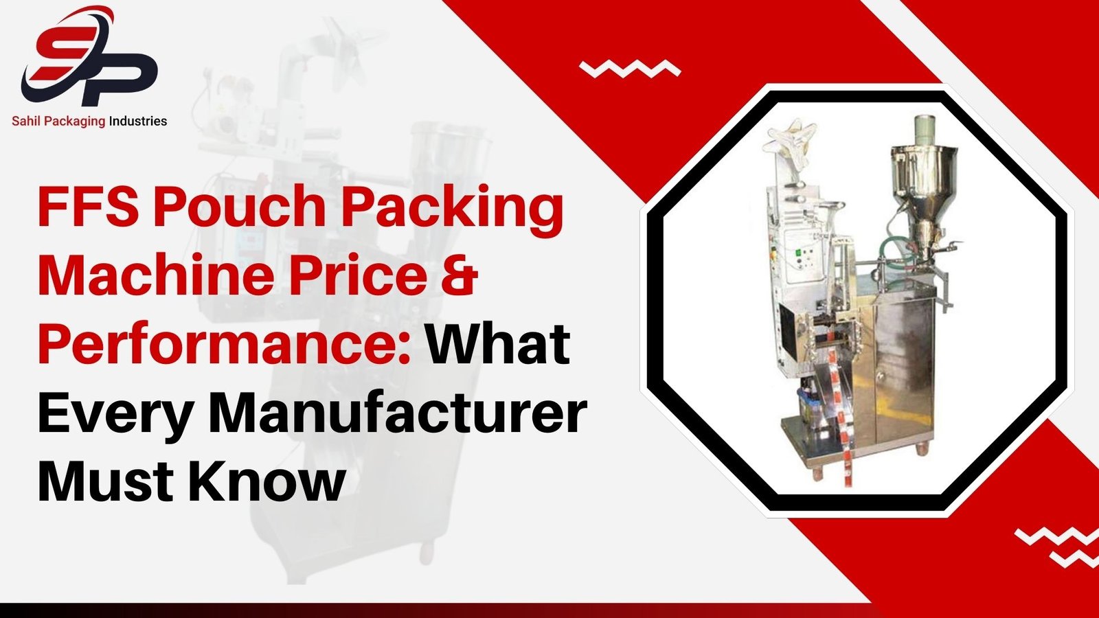 FFS pouch packing machines